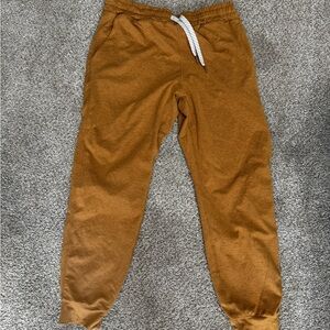 Mustard Vuori Jogger Pants with Drawstring